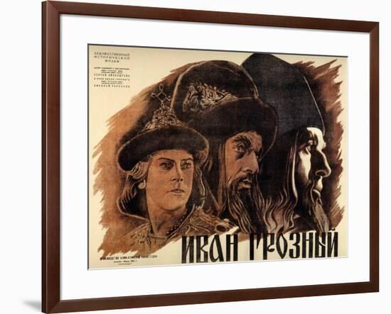 Ivan the Terrible, Part One, 1944, "Ivan Groznyj I" Directed by Sergei M. Eisenstein-null-Framed Giclee Print