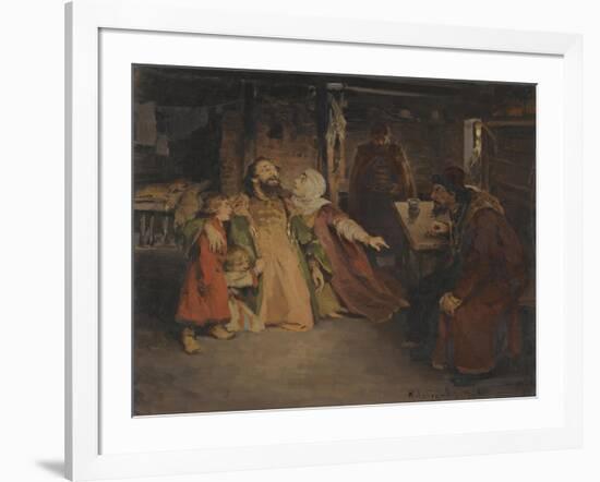 Ivan the Terrible-Klavdi Vasilyevich Lebedev-Framed Giclee Print