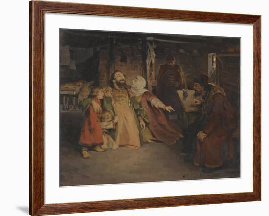 Ivan the Terrible-Klavdi Vasilyevich Lebedev-Framed Giclee Print