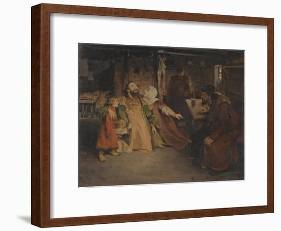 Ivan the Terrible-Klavdi Vasilyevich Lebedev-Framed Giclee Print