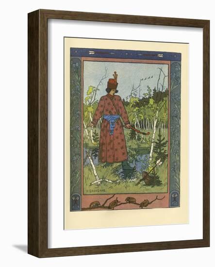 Ivan Tsarevich and Frog Princess, 1901-Ivan Yakovlevich Bilibin-Framed Giclee Print