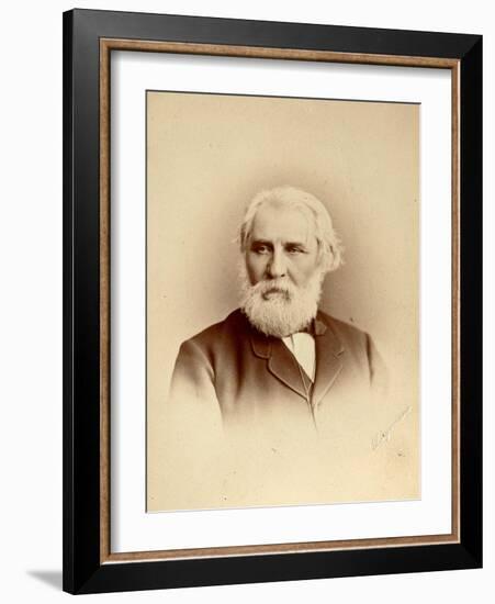 Ivan Turgenev, Russian Author, Late 19th Century-Charles Bergamasco-Framed Giclee Print