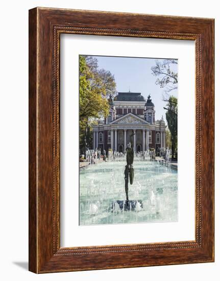 Ivan Vasov, National Theatre, City Garden Park, Sofia, Bulgaria, Europe-Giles Bracher-Framed Photographic Print