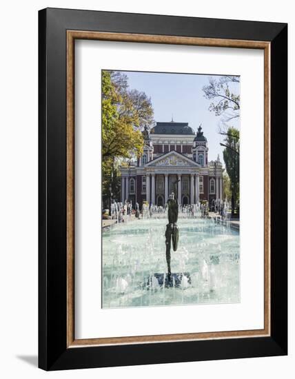 Ivan Vasov, National Theatre, City Garden Park, Sofia, Bulgaria, Europe-Giles Bracher-Framed Photographic Print