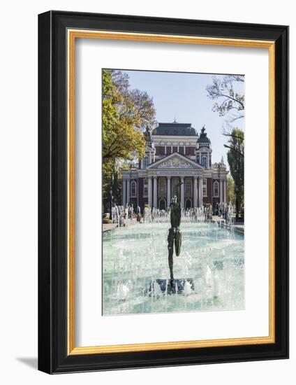 Ivan Vasov, National Theatre, City Garden Park, Sofia, Bulgaria, Europe-Giles Bracher-Framed Photographic Print