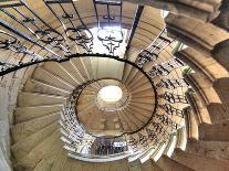 Spiral Staircase, Seaton Delaval Hall, Northumberland, England, UK-Ivan Vdovin-Photographic Print