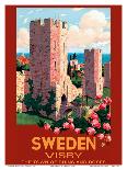 Visby, Sweden - The Town of Ruins and Roses - City Wall-Ivar Gull-Art Print