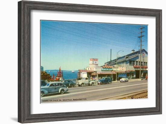 Ivars on Pier 54, Seattle, Washington-null-Framed Art Print