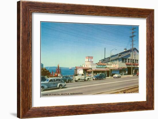 Ivars on Pier 54, Seattle, Washington-null-Framed Art Print