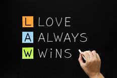 Law - Love Always Wins-Ivelin Radkov-Photographic Print