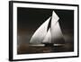 Iverna Yacht at Full Sail, 1895-Unknown-Framed Art Print