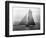 Iverna Yacht at Full Sail-null-Framed Photographic Print