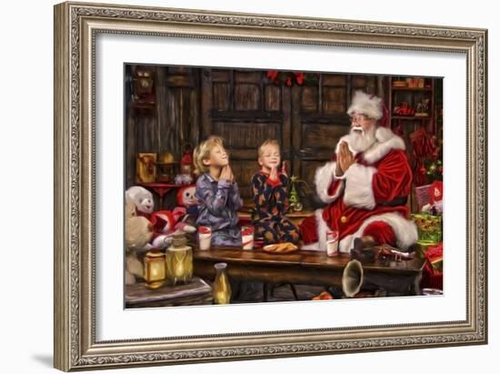 Ivey Boys Prayer-Santa’s Workshop-Framed Giclee Print