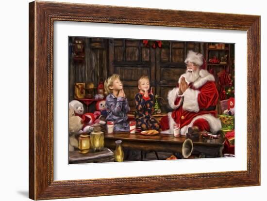 Ivey Boys Prayer-Santa’s Workshop-Framed Giclee Print