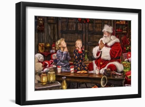 Ivey Boys Prayer-Santa’s Workshop-Framed Giclee Print