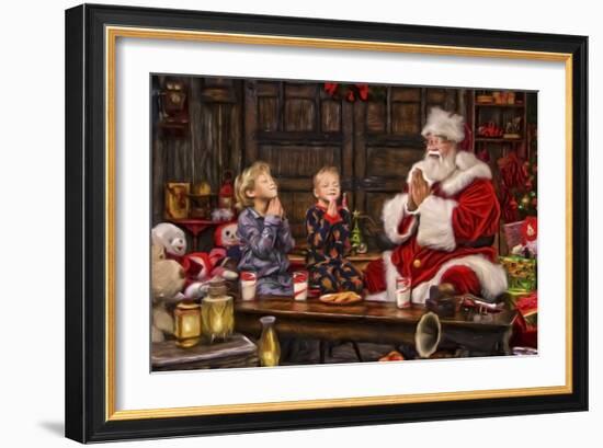 Ivey Boys Prayer-Santa’s Workshop-Framed Giclee Print