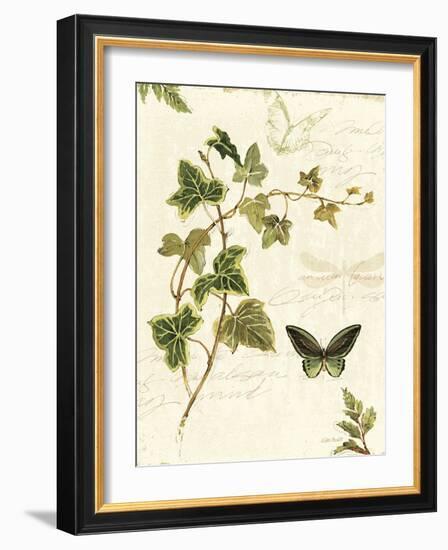 Ivies and Ferns IV-Lisa Audit-Framed Art Print