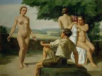 The judgement of Paris, 1939 Canvas.-Ivo Saliger-Giclee Print