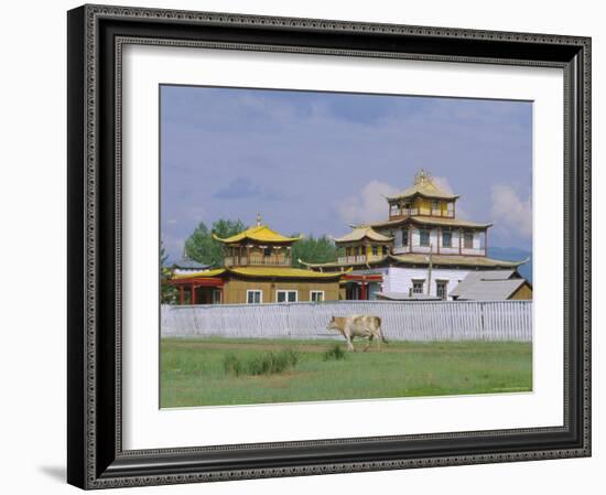 Ivolginsk Datsun Monastery, Oulan Oude, Bouriatie, Siberia, Russia-Bruno Morandi-Framed Photographic Print