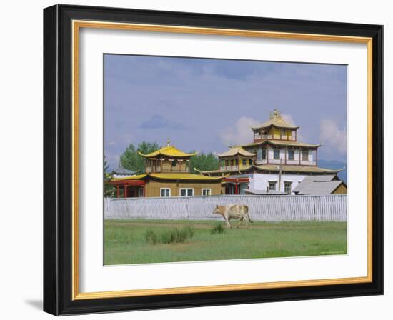 Ivolginsk Datsun Monastery, Oulan Oude, Bouriatie, Siberia, Russia-Bruno Morandi-Framed Photographic Print