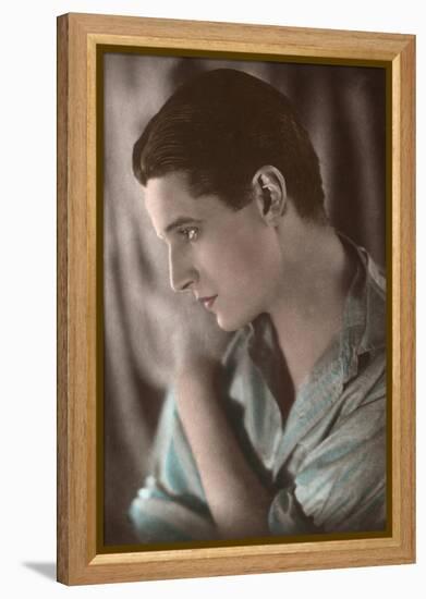 Ivor Novello, Profile-Bertram Park-Framed Premier Image Canvas