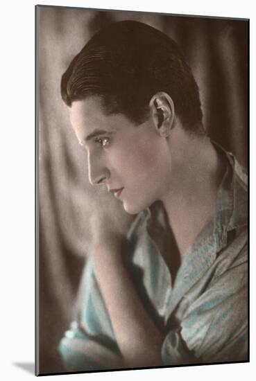 Ivor Novello, Profile-Bertram Park-Mounted Photographic Print