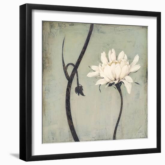 Ivory Blossom-Ivo-Framed Art Print