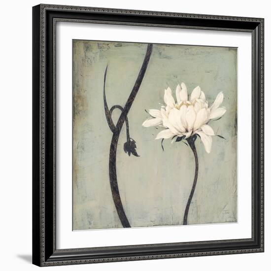 Ivory Blossom-Ivo-Framed Art Print