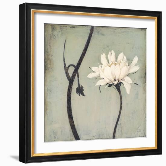 Ivory Blossom-Ivo-Framed Art Print