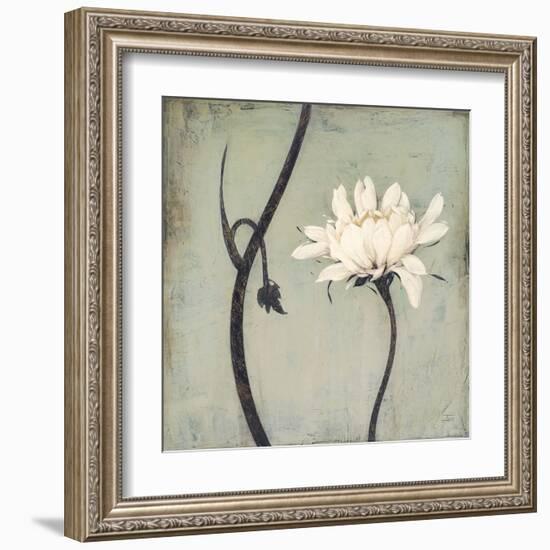 Ivory Blossom-Ivo-Framed Art Print