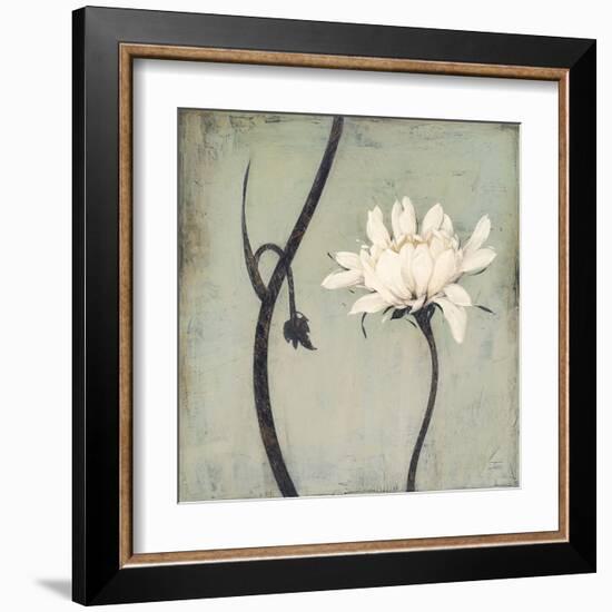 Ivory Blossom-Ivo-Framed Art Print