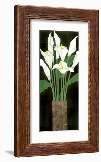 Ivory Calla Lilies-Rachel Rafferty-Framed Art Print