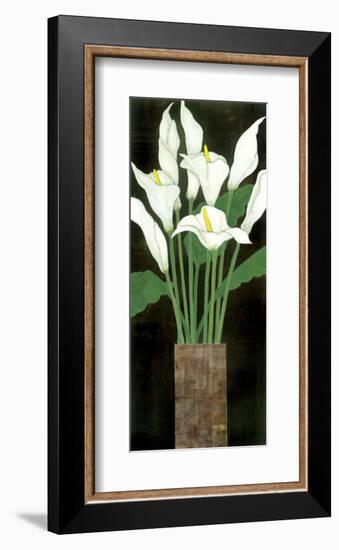 Ivory Calla Lilies-Rachel Rafferty-Framed Art Print