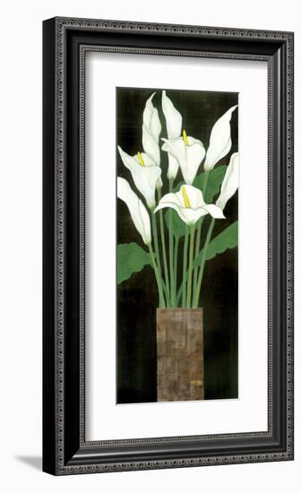 Ivory Calla Lilies-Rachel Rafferty-Framed Art Print