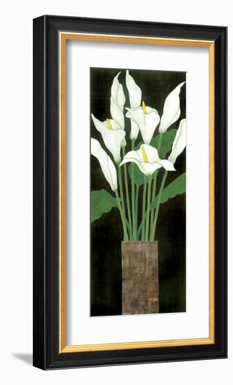 Ivory Calla Lilies-Rachel Rafferty-Framed Art Print