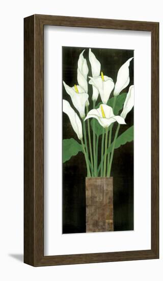 Ivory Calla Lilies-Rachel Rafferty-Framed Art Print