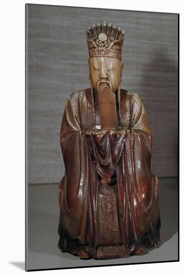 Ivory Chinese figurine of Tien Kuan-Unknown-Mounted Giclee Print