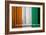 Ivory Coast Flag-budastock-Framed Art Print