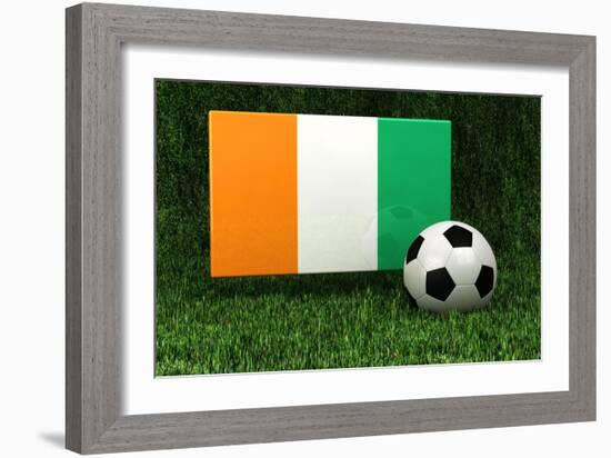 Ivory Coast Soccer-badboo-Framed Art Print