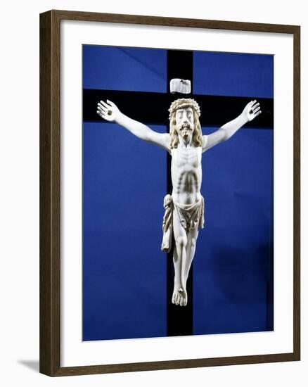 Ivory Crucifix Found on Board Manila Galleon Which Traded with Acapulco, Mexico-null-Framed Giclee Print