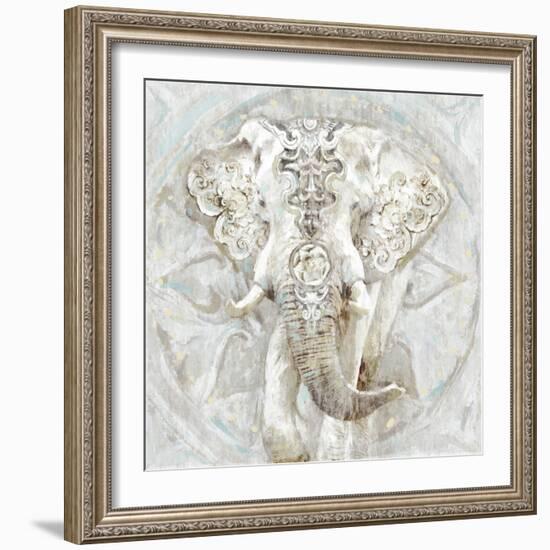 Ivory Elephant I-Edward Selkirk-Framed Art Print