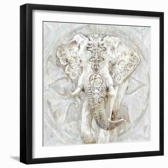 Ivory Elephant I-Edward Selkirk-Framed Art Print