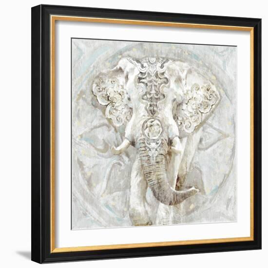 Ivory Elephant I-Edward Selkirk-Framed Art Print