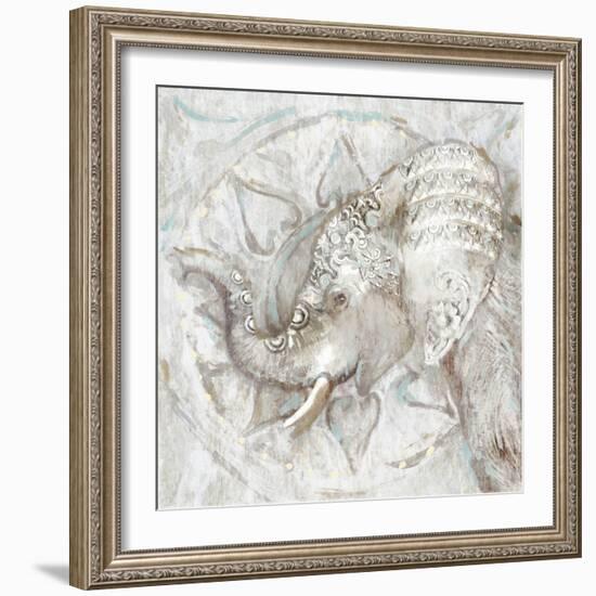 Ivory Elephant II-Edward Selkirk-Framed Art Print