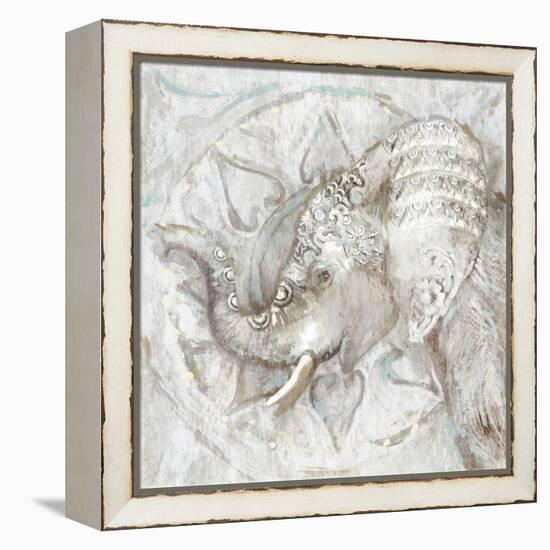 Ivory Elephant II-Edward Selkirk-Framed Stretched Canvas