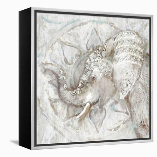 Ivory Elephant II-Edward Selkirk-Framed Stretched Canvas