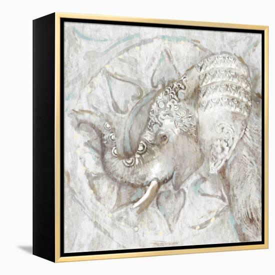 Ivory Elephant II-Edward Selkirk-Framed Stretched Canvas