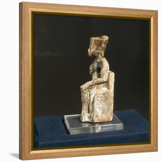 Ivory Figurine of Khufu from Abydos-null-Framed Premier Image Canvas