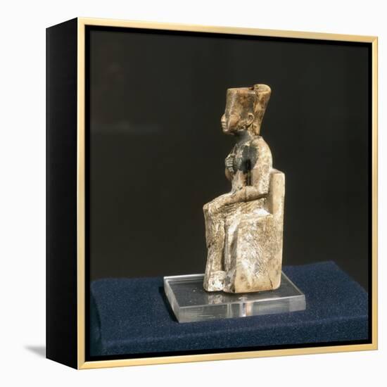 Ivory Figurine of Khufu from Abydos-null-Framed Premier Image Canvas