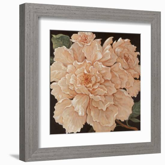 Ivory Peonies-Janet Kruskamp-Framed Art Print